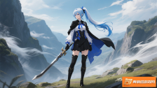 原神之优菈·劳伦斯：优雅与力量并存的大剑少女
