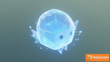 原神：漂浮灵冰现身，神里绫华的冰雪之舞