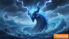原神中漩涡之魔神奥赛尔与岩王帝君的精彩对决
