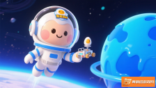 《蛋仔派对之航天员菜卡：探索宇宙的欢乐冒险之旅》